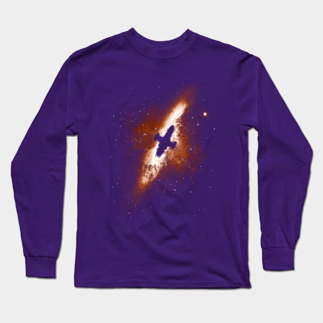 Firefly in the Sky Long Sleeve T-Shirt by alecxps